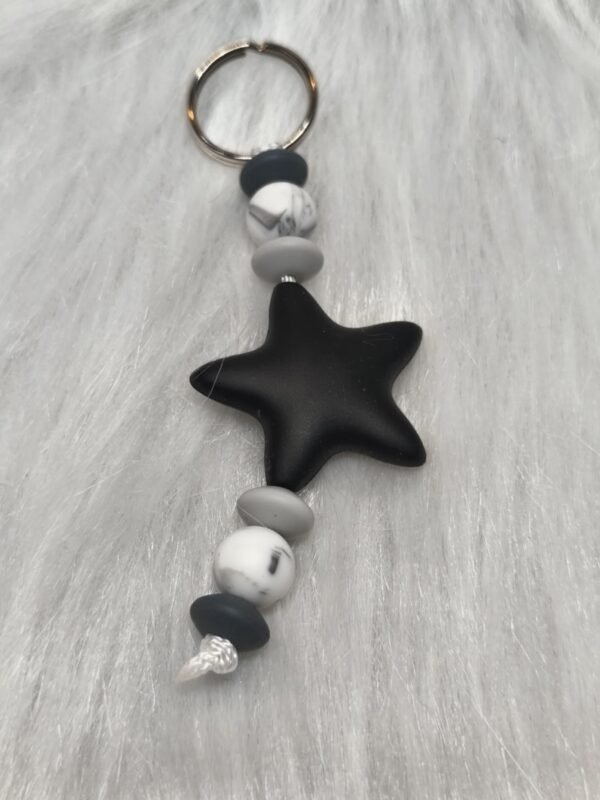 porte clé etoile noir Porte clé Etoile